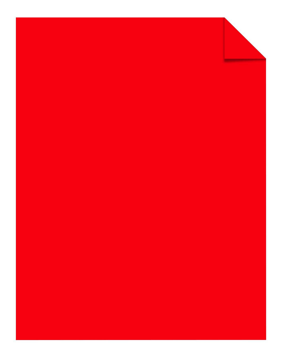 PAPER COPY ASTROBRIGHTS 8.5X11 RE ENTRY RED 60T CASE OF 10