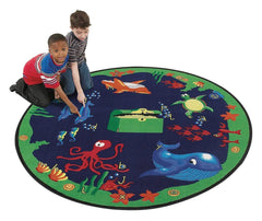 FLAGSHIP CARPETS - SEA HUNT - 8 FT ROUND