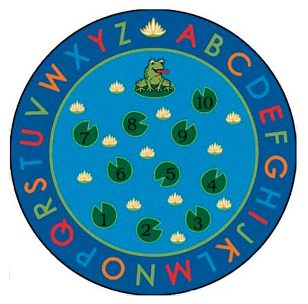 CARPETS FOR KIDS - PREMIUM HIP HOP TO THE TOP - ROUND - 6 FT - PRIMARY COLOR