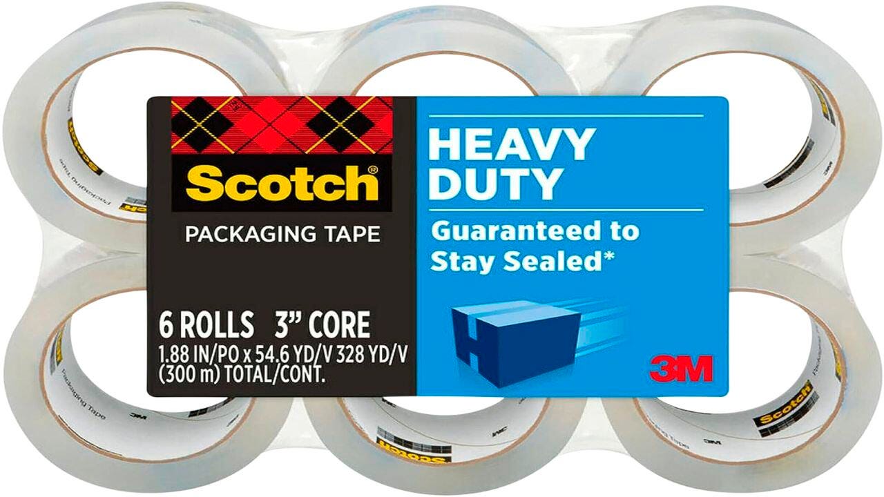 TAPE SCOTCH 3850 HEAVY-DUTY PACKAGING 1.88IN X 54.6YD PK/6