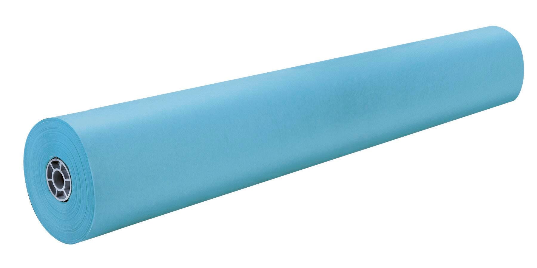 PAPER ROLL RAINBOW KRAFT 36 IN X 1000 FT SKY BLUE