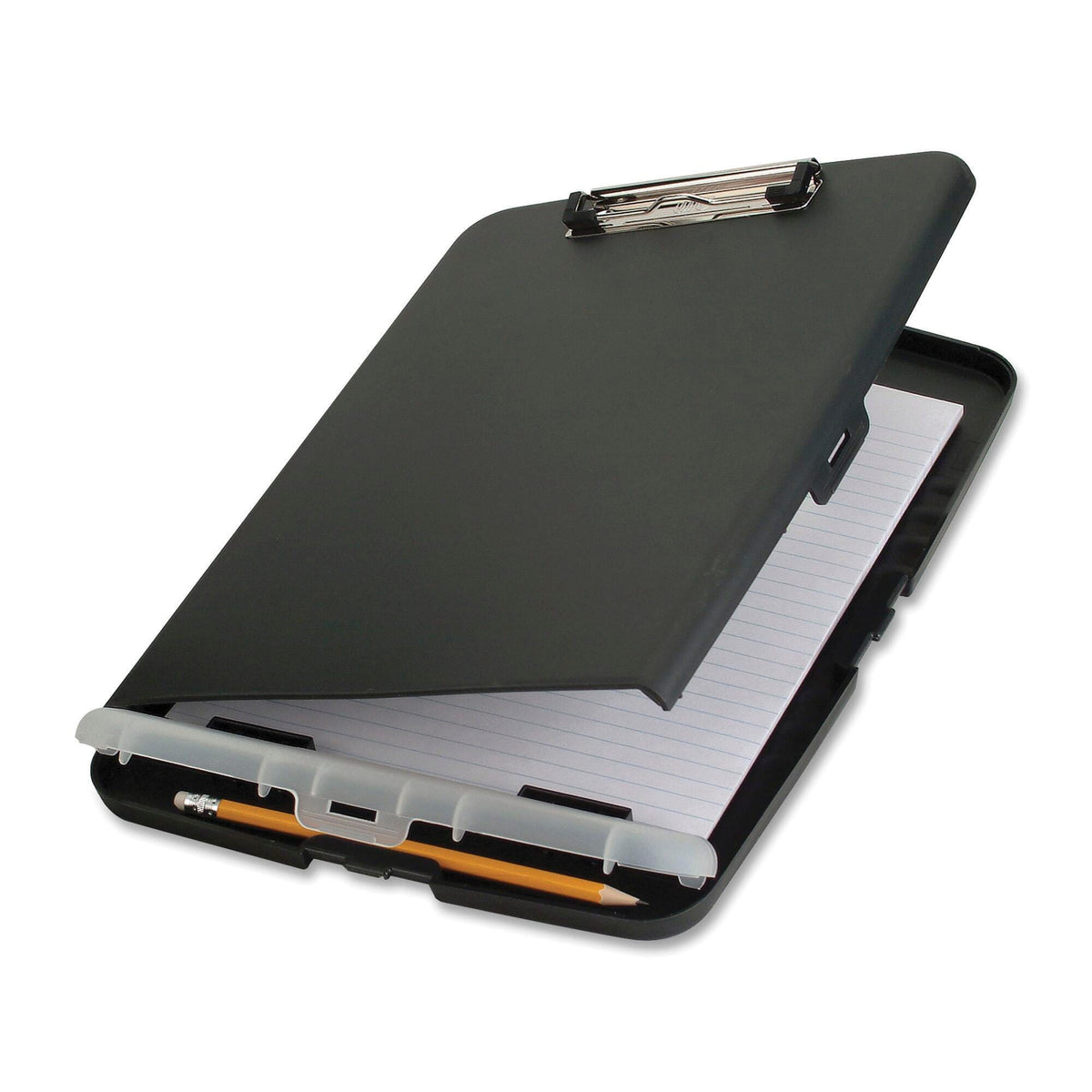 CLIPBOARD IN CASE W/SLIM STORAGE BOX