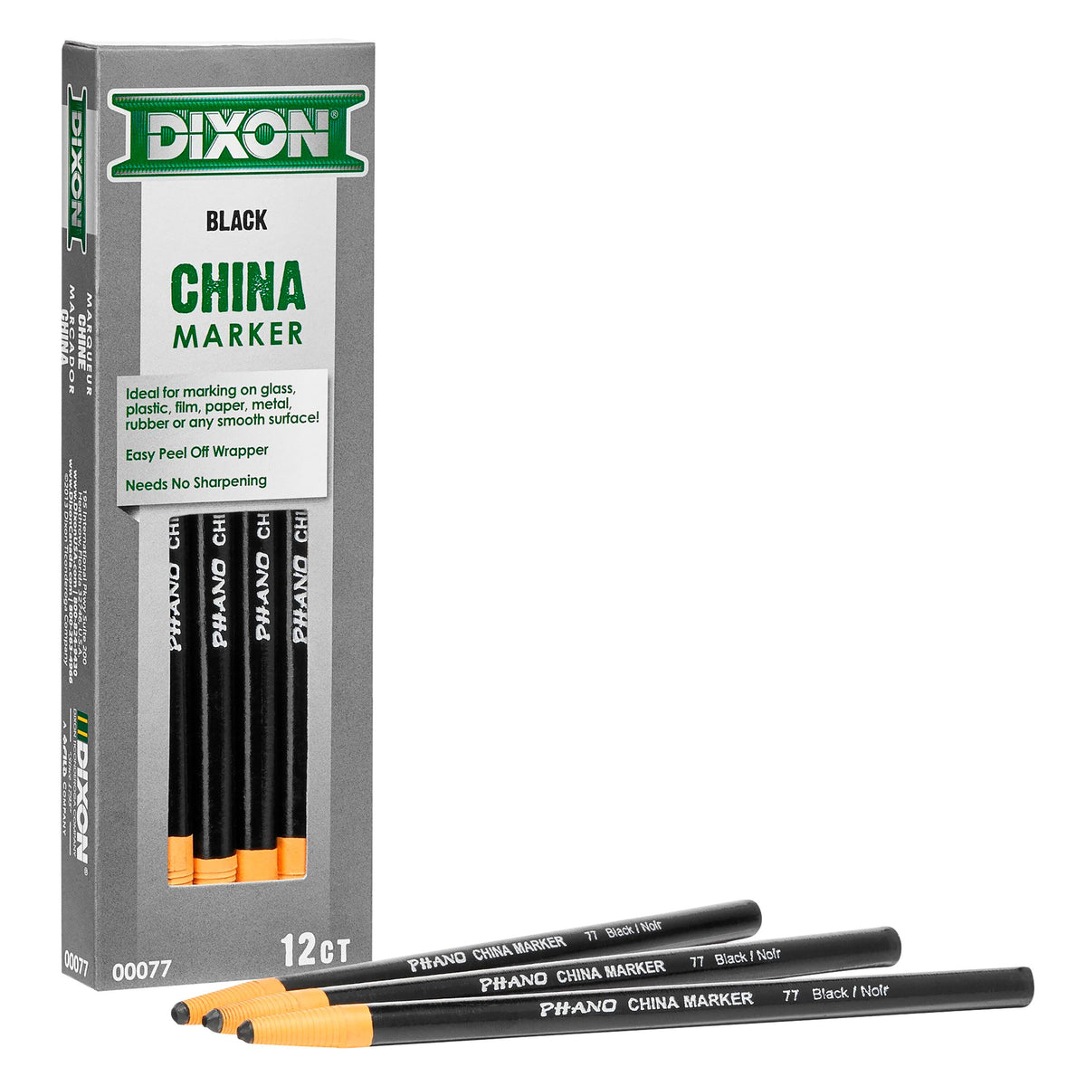 MARKER DIXON CHINA BLACK PACK OF 12