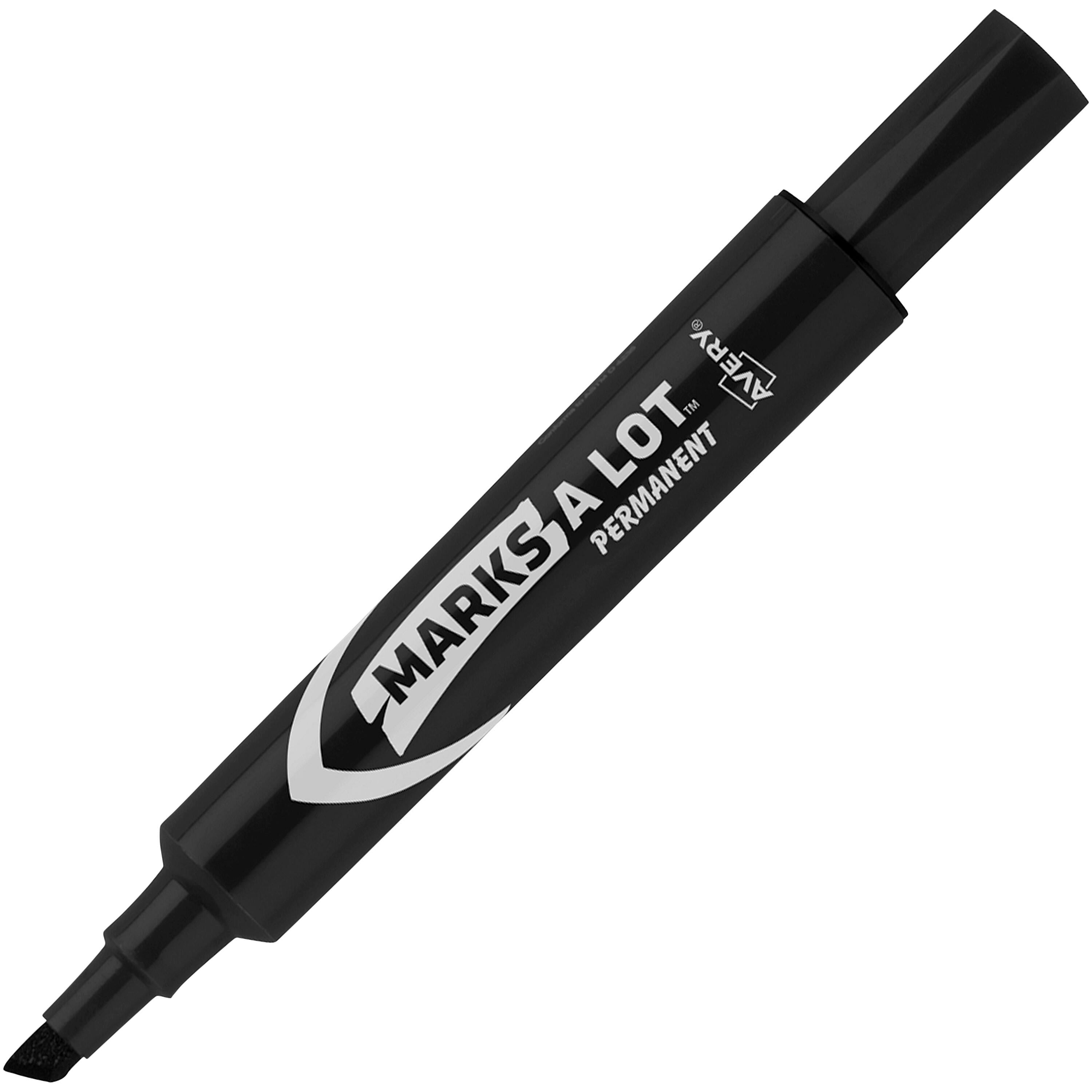 MARKER MARKS-A-LOT BLACK REGULAR PACK OF 12