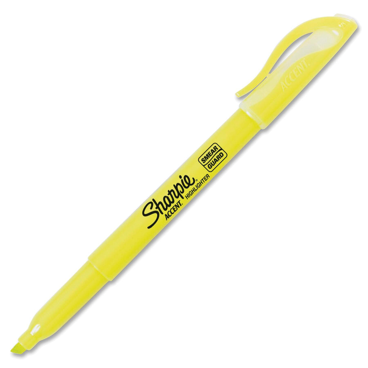 HIGHLIGHTER POCKET ACCENT YELLOW SAN27025 PACK OF 12