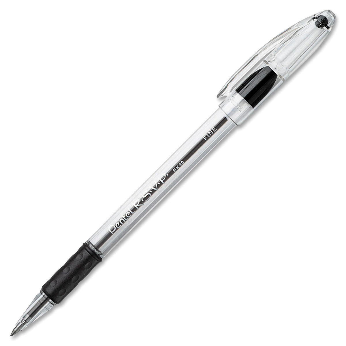 PEN BALLPOINT R.S.V.P BLACK FINE PK OF12