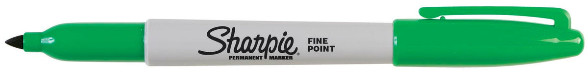 MARKER SHARPIE GREEN FINE PACK OF 12