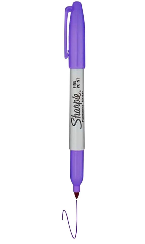 MARKER SHARPIE PURPLE FINE PACK OF 12