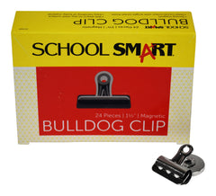 CLIP MAGNETIC 1.25 IN PACK OF 24 - SCHOOL SMART