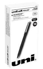 PEN ROLLBALL UNI XFINE BLACK PACK OF 12