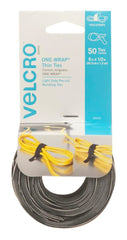 COMPUTER CABLE/CORD TIES REUSABLE VELCRO PK OF 50