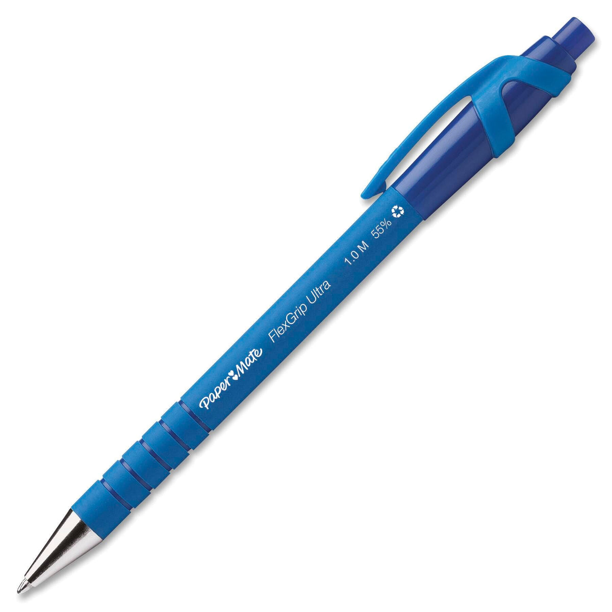 PEN BLUE BALLPOINT FLEXGRIP RETRAC MEDIUM PACK OF 12