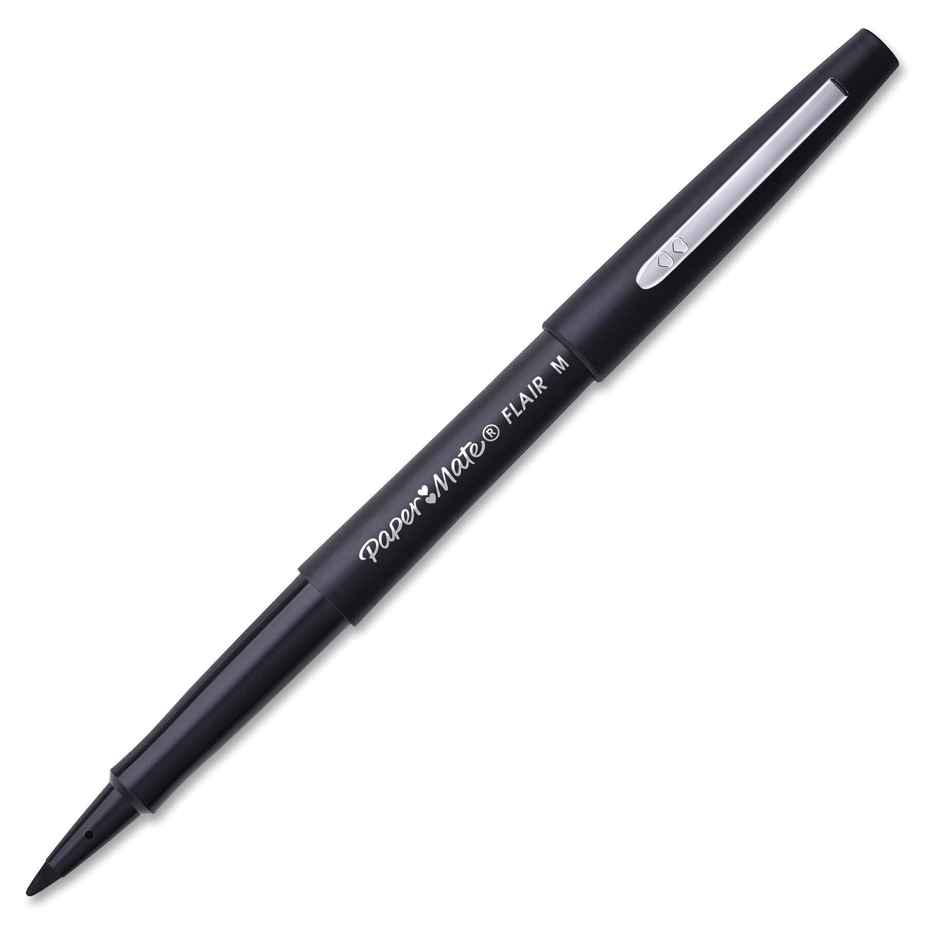 PEN FLAIR BLACK PACK OF 12
