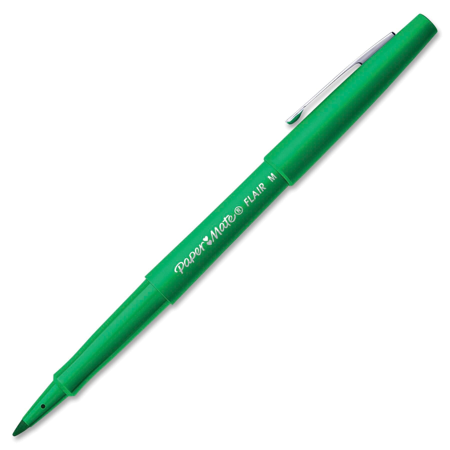 MARKER FLAIR POINT GUARD GREEN PACK OF 12