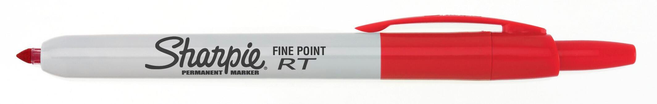 MARKER SHARPIE RETRACTABLE RED PACK OF 12