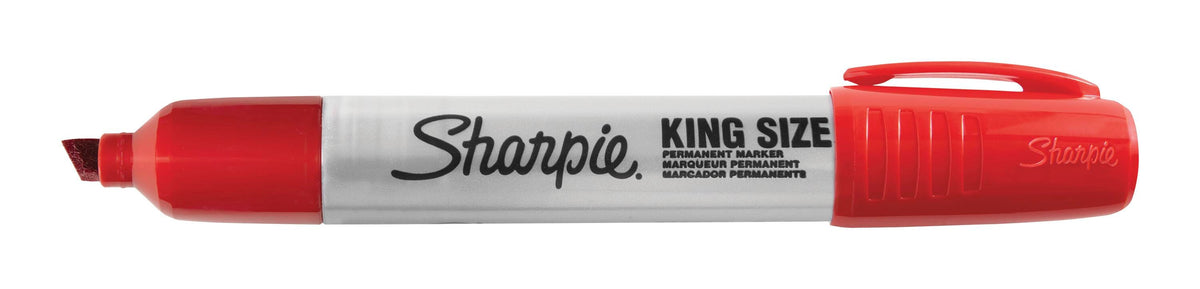 MARKER SHARPIE KING SIZE RED PACK OF 12
