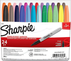 MARKER SHARPIE ASSORTED FINE SET OF 24