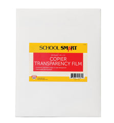 TRANSPARENCY FILM COPIER W/REMOVABLE STRIP PACK OF 100 - SCHOOL SMART