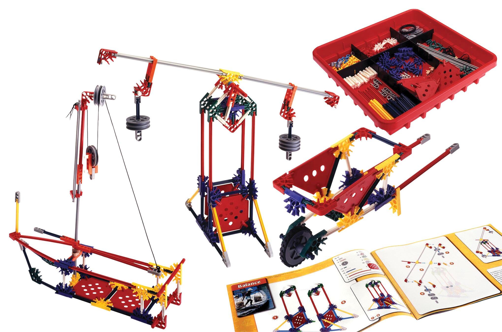 KNEX LEVERS AND PULLEYS - SET OF 178