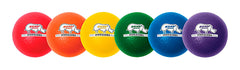 BALL DODGEBALL RHINOSKIN ASSORTED COLOR SET/6