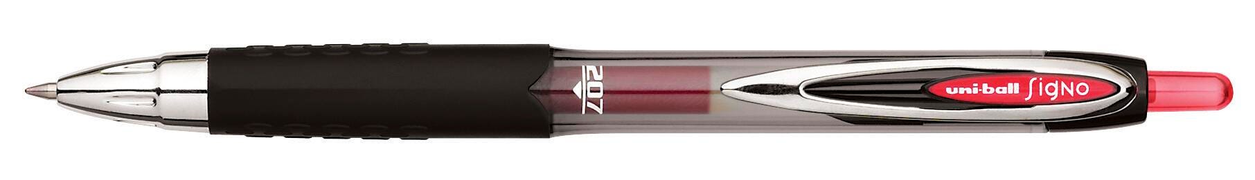 PEN GEL UNI-BALL 207 RED MEDIUM
