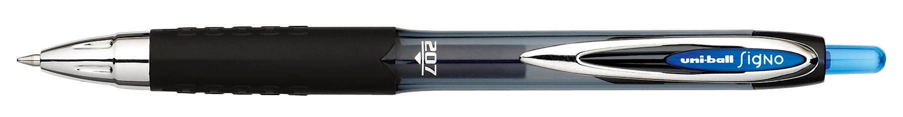 PEN GEL UNI-BALL 207 BLUE MEDIUM EACH