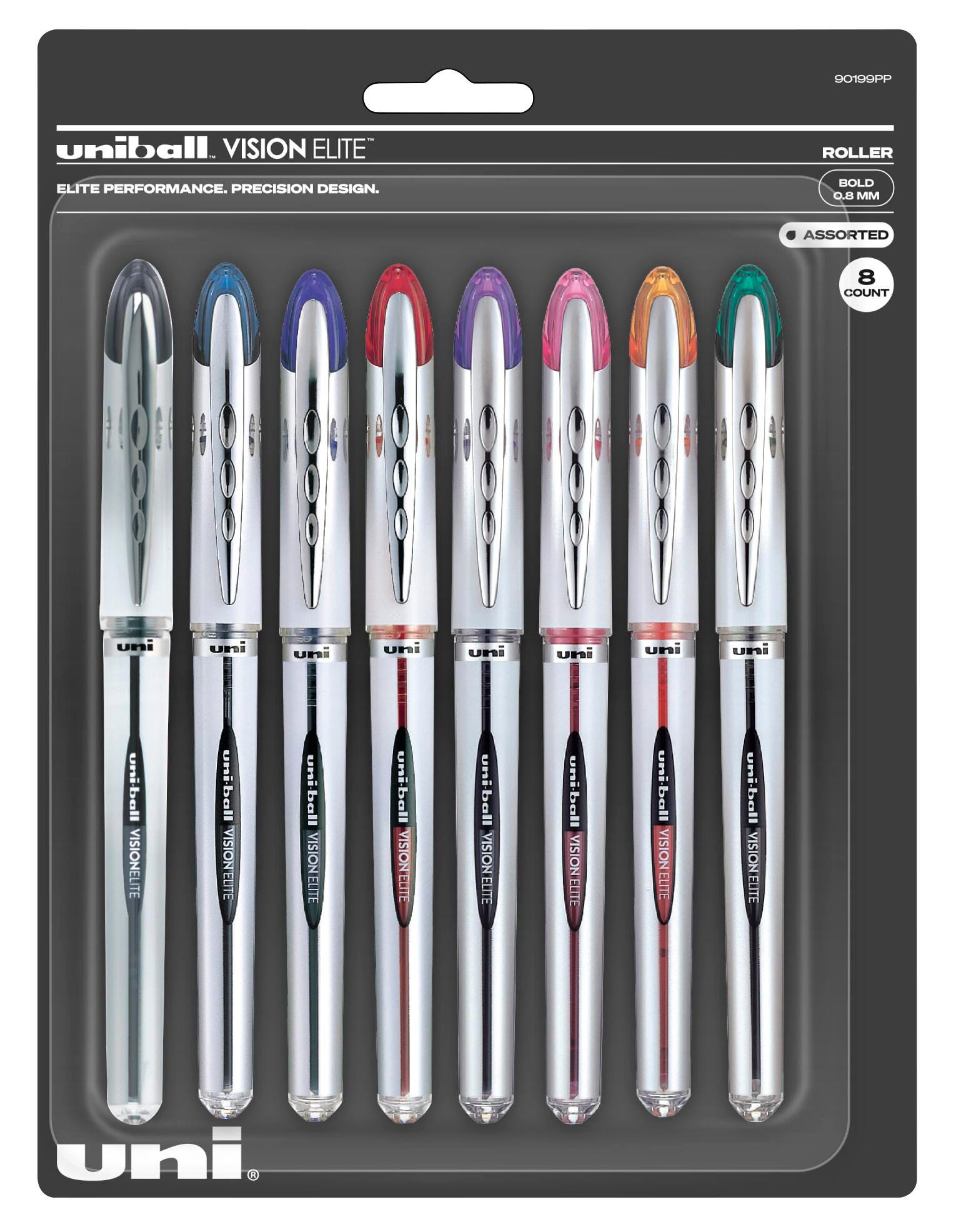 PEN ASST ROLLER BALL VISION ELITE BOLD SET OF 8