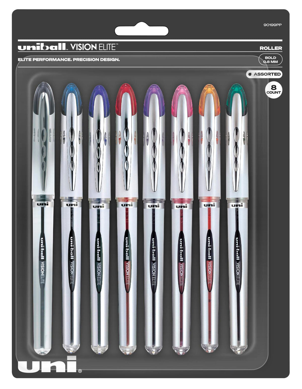 PEN ASST ROLLER BALL VISION ELITE BOLD SET OF 8