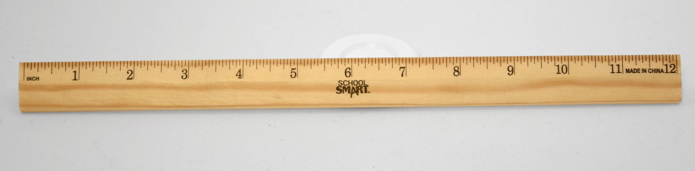 RULER WOOD 1/16 IN SCALE 12 IN - SCHOOL SMART