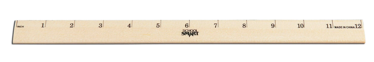 RULER WOOD 1 IN SCALE 12 IN - SCHOOL SMART