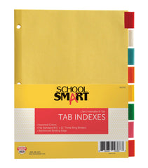 INDEX TABS INSERTABLE 8 TAB ASST SCHOOL SMART