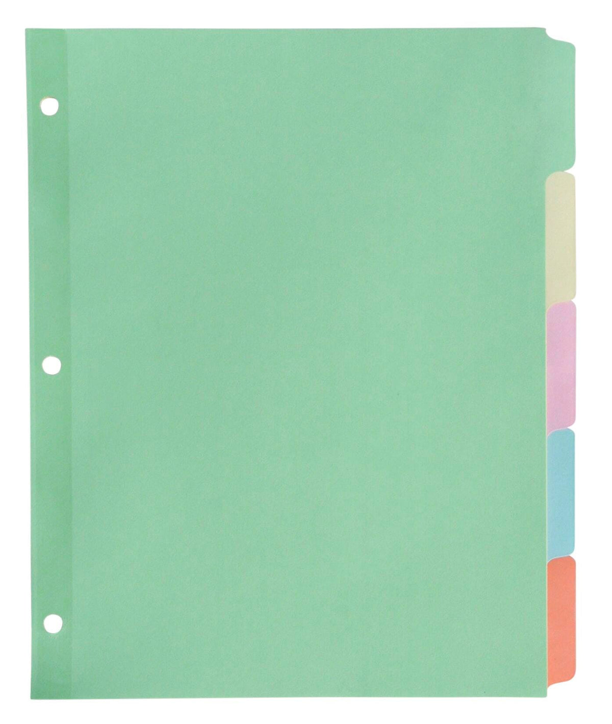 DIVIDER TAB ERASABLE 5 TAB ASST SCHOOL SMART