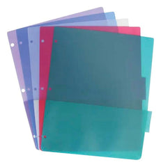 POCKET BINDER TABBED 5 TAB ASST SCHOOL SMART
