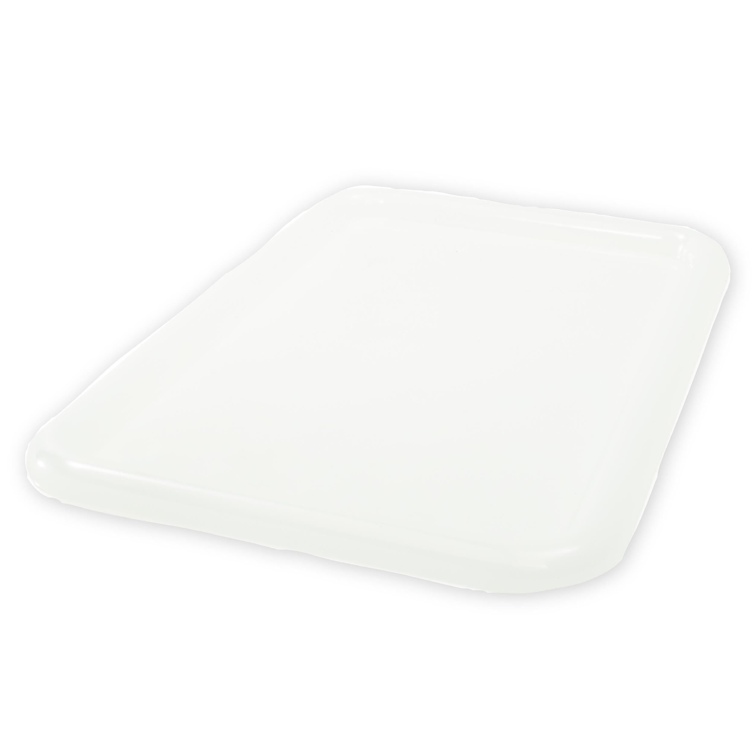 SCHOOL SMART STORAGE BIN NON-SNAP ON LID - 8 X 12-3/8 INCHES - TRANSLUCENT - EACH