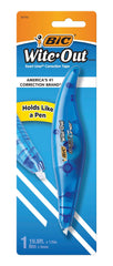 TAPE CORRECTION EXACT LINER PEN .2INX19.8FT BLUE BICWOELP11