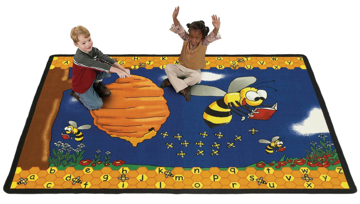 FLAGSHIP CARPETS - BUSY BEE - 6 FT X 9 FT RECTANGLE