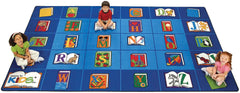 CARPETS FOR KIDS - PREMIUM READING BY THE BOOK - 5 FT 10 IN X 8 FT 4 IN - RECTANGLE