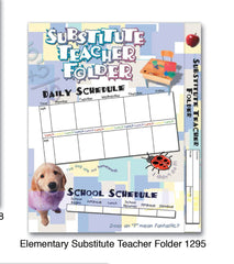 FOLDER.COMMUNICATION.SUB TEACHER-ELEM.9 1/2X11 5/8.12/PKG.1295