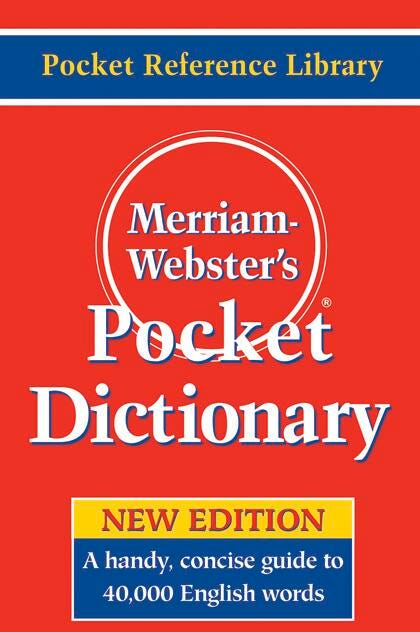 DICTIONARY POCKET RED MER530