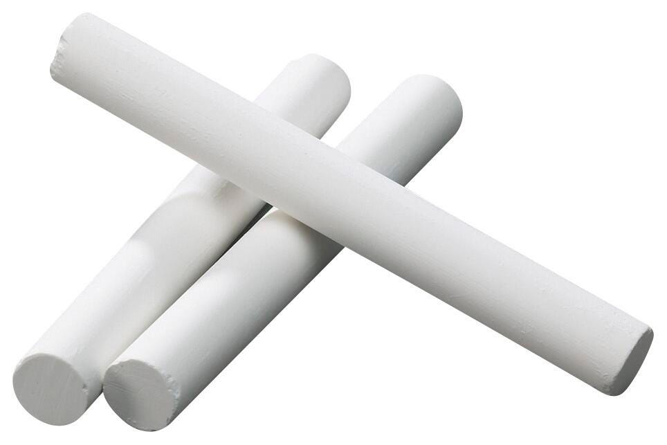 CHALK DUSTLESS WHITE - SCHOOL SMART