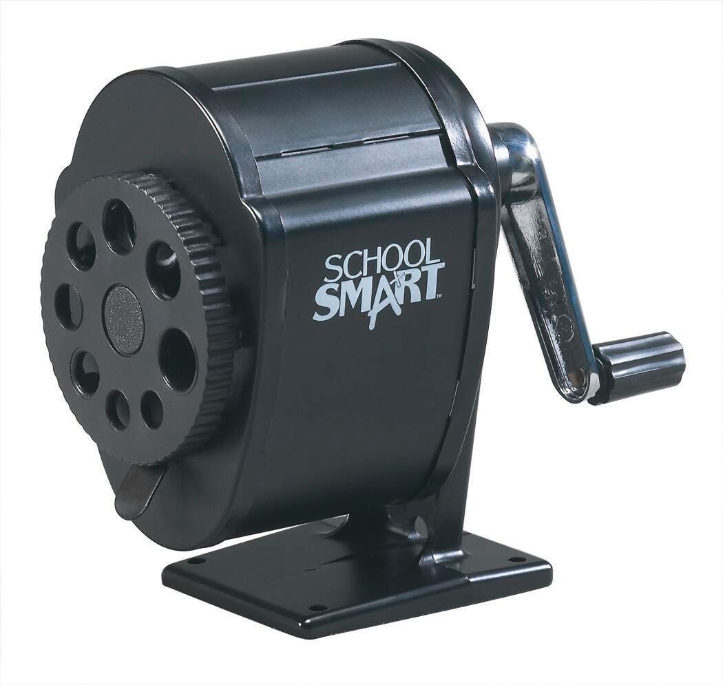 PENCIL SHARPENER MULTI HOLE - SCHOOL SMART