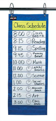 POCKET CHART - CLASSROOM SCHEDULE 12.5X33-SCHOOL SMART