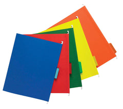 FOLDER FILE HANGING LTR SIZE ASST PACK OF 25 SCHOOL SMART