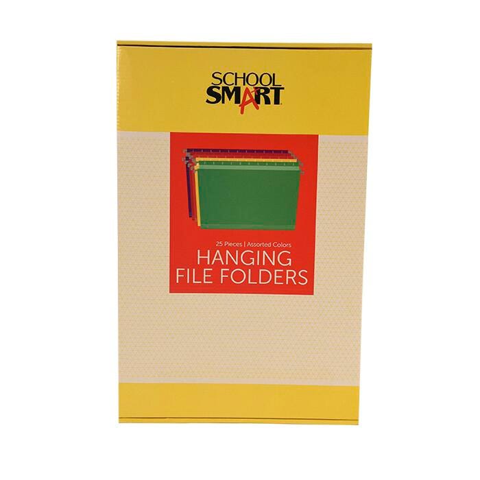 FOLDER FILE HANGING LGL SIZE ASST PACK OF 25 SCHOOL SMART