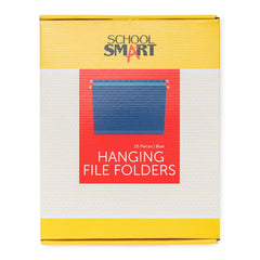 FOLDER FILE HANGING LTR SIZE BLUE PACK OF 25 SCHOOL SMART
