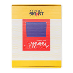 FOLDER FILE HANGING LTR SIZE PURPLE PACK OF 25 SCHOOL SMART