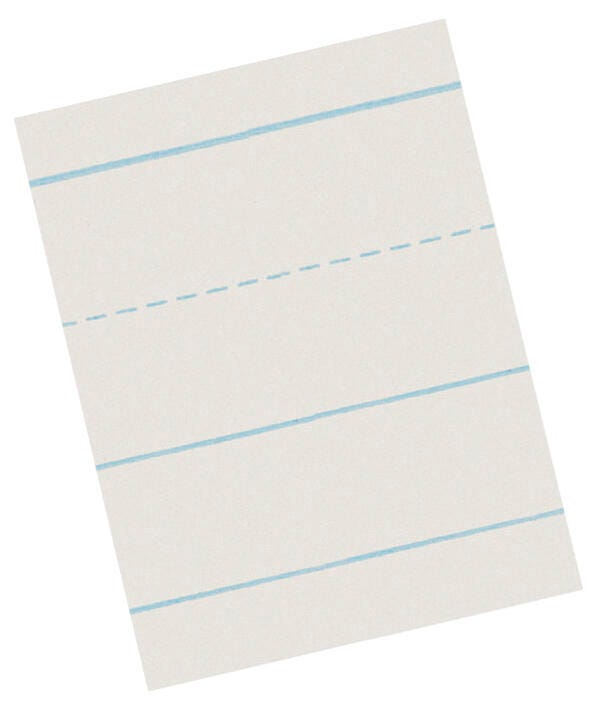 PAPER STORY PICTURE SKIP LINE 18X12 1IN RULE LW SCHOOL SMART REAM