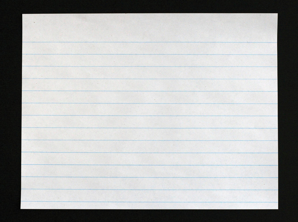 PAPER COMPOSITION 3/8 LW/RULE 7X8.5 WHT SCHOOL SMART REAM