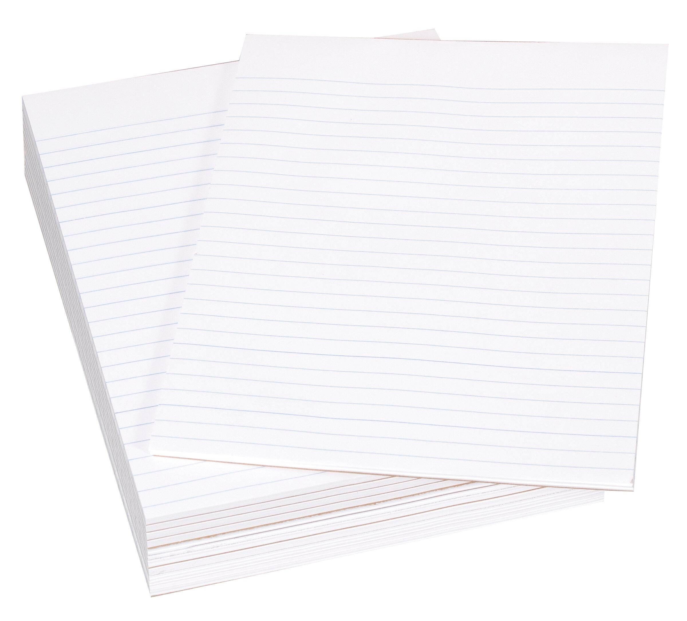 PAPER LEGAL PADS 8.5X11 WHITE 50 SHT GMD PK OF 12 SCHOOL SMART