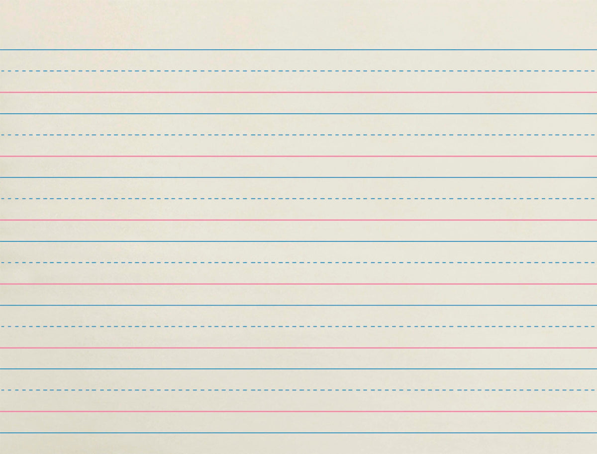 PAPER NEWSPRINT R+B 11X8.5 3/4IN RULED LW SCHOOL SMART REAM